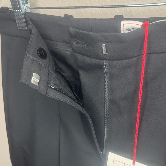 Alexander McQueen Black High waist Cropped Pants Women’s size 40